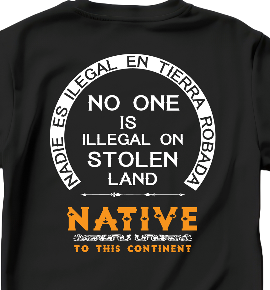 No one is Illegal - T-shirt - Unisex